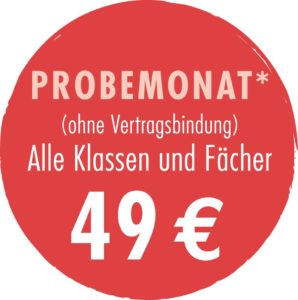 Probemonat back2school Nachhilfe Moers Asberg